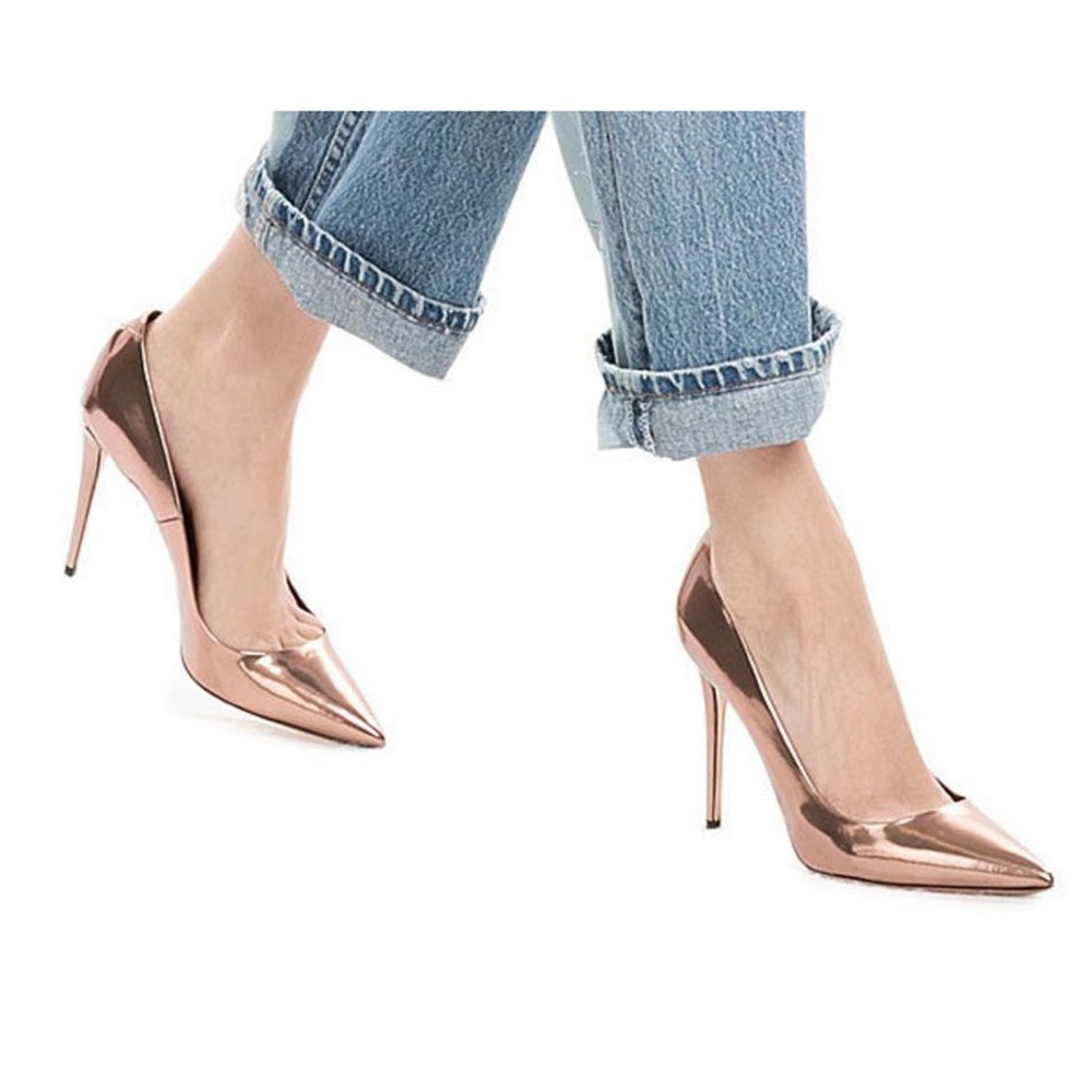 Alexander Wang Metallic Rose Gold Tia Pumps - Picture 3 of 10